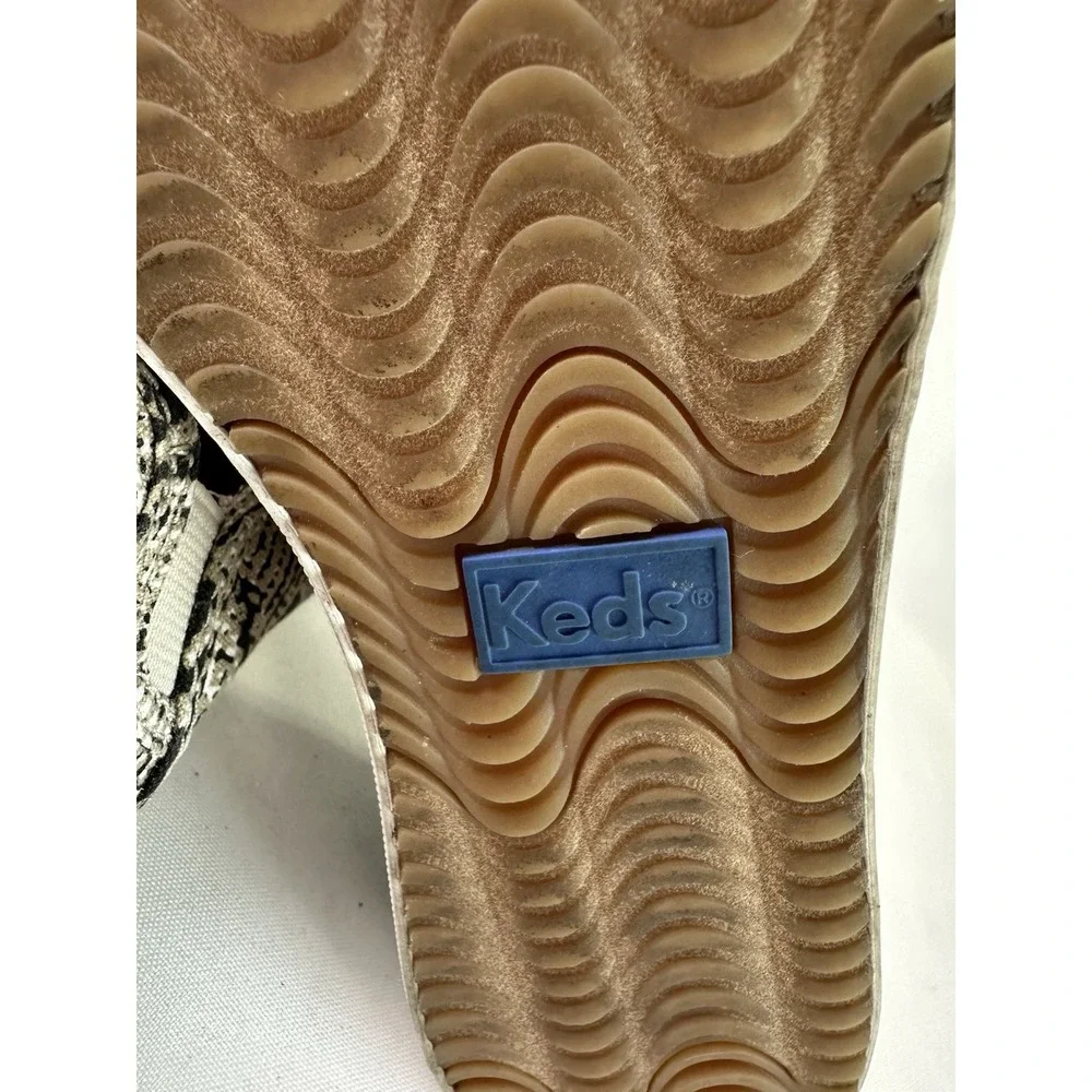 Keds Double Decker Slip-On‎ Women's Sneakers Snake Print WF63682 Size 6.5 EUC
